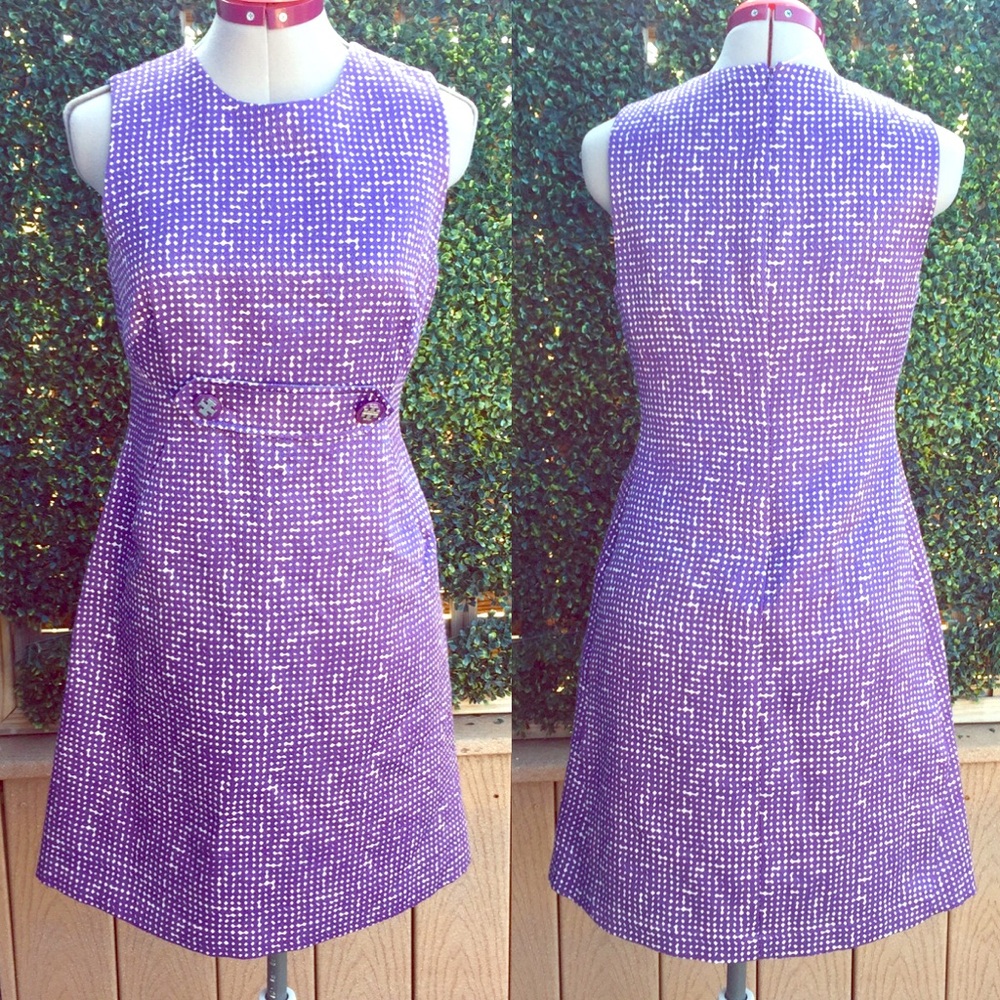 NWOT Tory Burch Purple Mod Clea Sheath Dress
